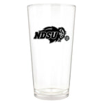 NDSU Bison 16 oz. Pint Glass with Stealth Metal Emblem