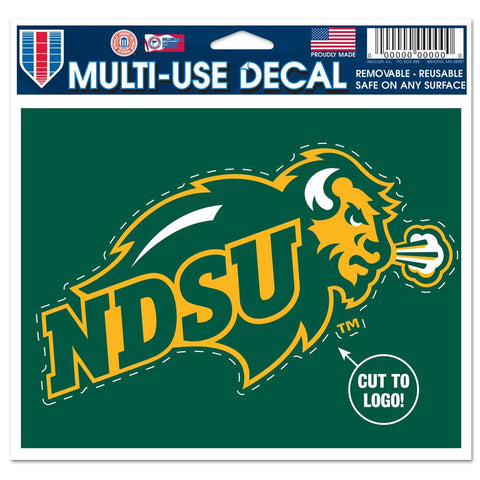 NDSU Bison Multi Use Cut To Logo 5"X6" Decal