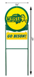 NDSU Bison Scenic Logo Metal Yard Sign