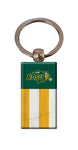 NDSU Bison Wooden Flag Key Chain