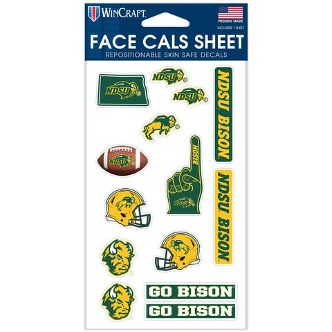 NDSU Bison Face Decals Multi-Pack