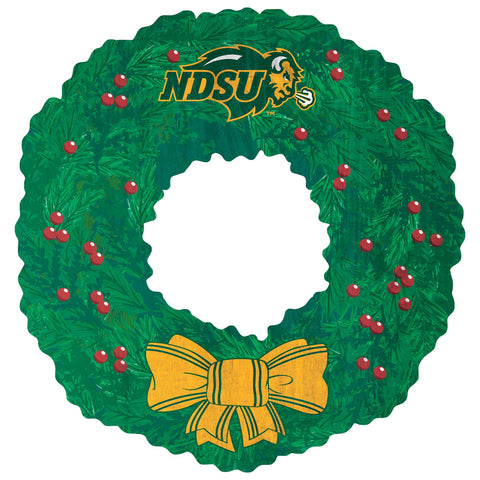 NDSU Bison Team Wreath