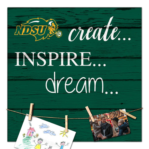 NDSU Bison 18'' x 18'' Create Inspire Dream Sign