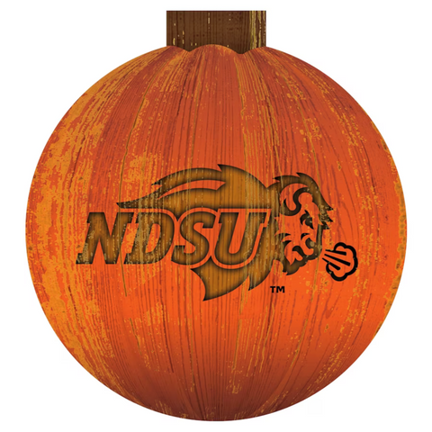 NDSU Bison 12" Pumpkin Sign