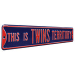 Minnesota Twins Steel Street Sign-THIS IS TWINS TERRITORY