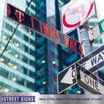 Minnesota Twins Steel Street Sign with Logo-1 TWINS WAY w/ Logo