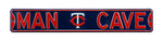 Minnesota Twins Steel Street Sign with Logo-MAN CAVE