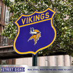 Minnesota Vikings Steel Route Sign