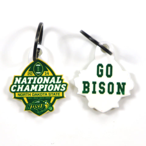 NDSU Bison 2014 National Champions Laser Cut Steel Key Ring