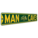 NDSU Steel Street Sign with Logo-MAN CAVE NDSU Bison - One Herd