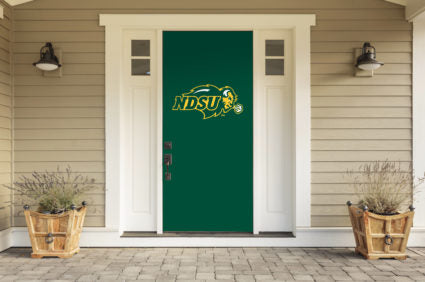 NDSU Bison Front Door Decor - Green - One Herd