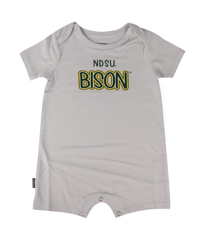 NDSU Bison Gray Infant Romper