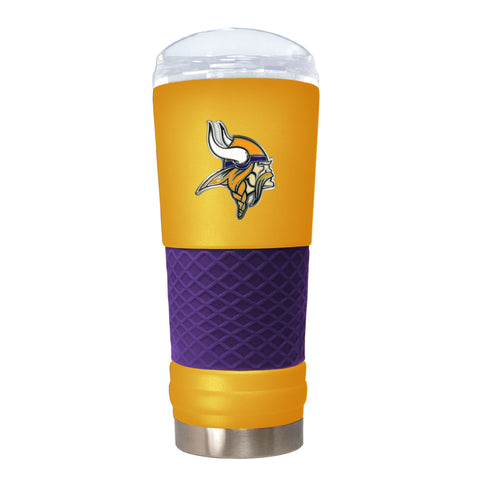 Minnesota Vikings Gold Team Colored Draft Tumbler with Emblem