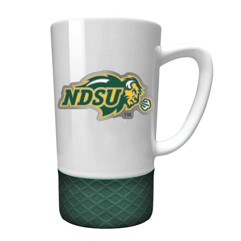 NDSU Bison The Team Color Jump Mug with Metal Emblem - One Herd