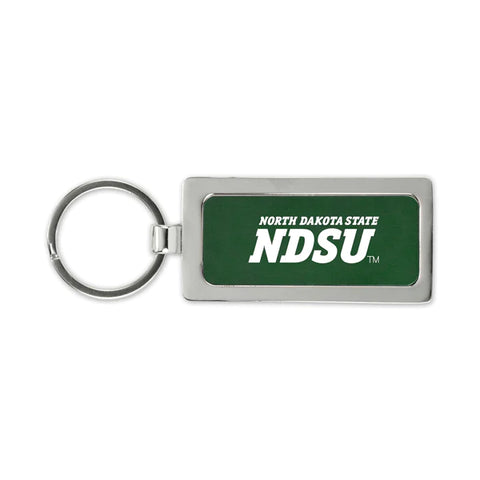 NDSU Bison Laser Engraved Double Sided Keychain