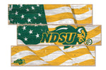 NDSU Bison 3-Plank Flag