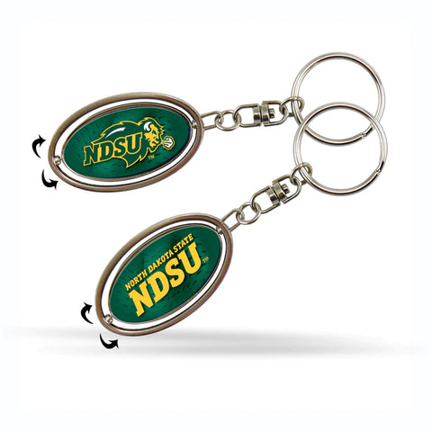 NDSU Bison Two Sided Spinner Keychain