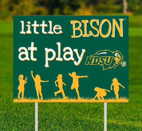 NDSU Bison Kids At Play Yard Sign