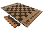 NDSU Bison Wood Checkerboard - One Herd