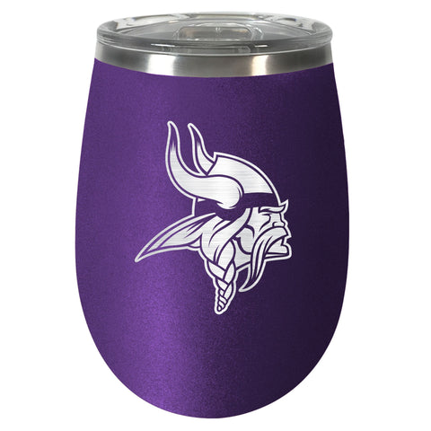 Minnesota Vikings Purple Team Colored Wine Tumbler