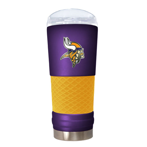Minnesota Vikings Purple Team Colored Draft Tumbler with Emblem
