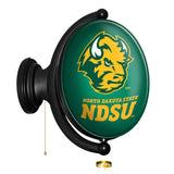 NDSU Bison Thundar Oval Rotating Lighted Wall Sign