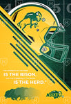 Strength of the Herd - NDSU Football Canvas Print - One Herd