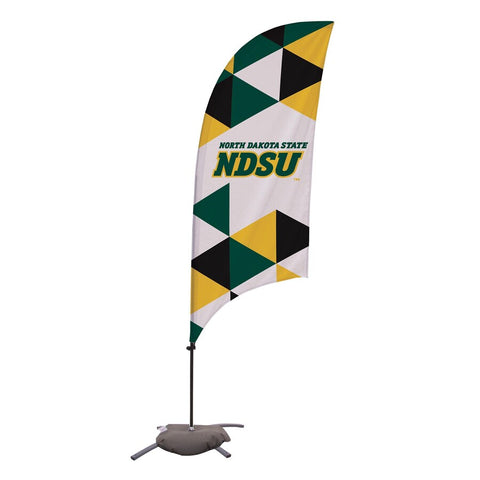NDSU Bison 7.5' Razor Feather Flag - One Herd